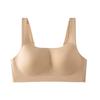 Large Size Thin Tube Top Underwear Smooth Yoga Simple Wide Shoulder Strap Breathable Integrated Bra