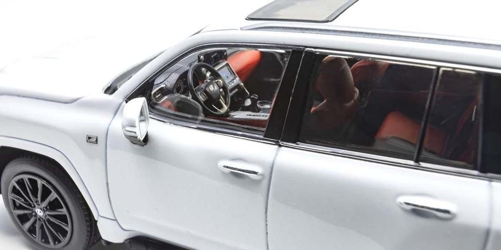 Kyosho Original Lexus LX 600 F SPORT Nova Only Vehicle Completed Product KS03909FW 1/43 (White GF/Export LHD)