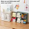 Stackable Tea Bag Organizer Storage Box Large Capacity Non-Slip Multi-Functional Kitchen Organizer