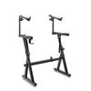 PYLE Heavy-Duty Digital Keyboard Stand: Multifunctional Portable Z-Shaped Music Stand with 2 Tiers and Adjustable Height, Ideal for Digital