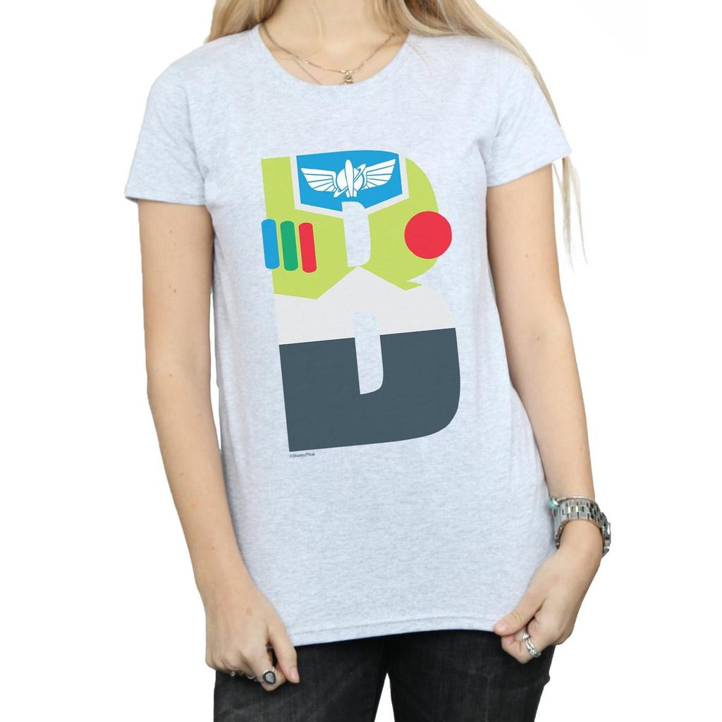 Disney Womens/Ladies Alphabet B Is For Buzz Lightyear Cotton T-Shirt