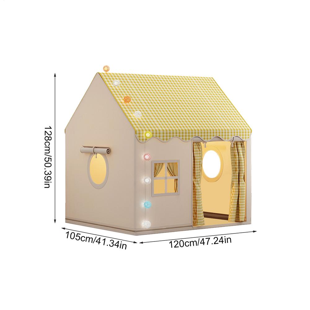 Большая игровая палатка для детей для использования в помещении, складной замок принцессы, игровой домик, секретная база для детей, палатка для игр, кровать-игра