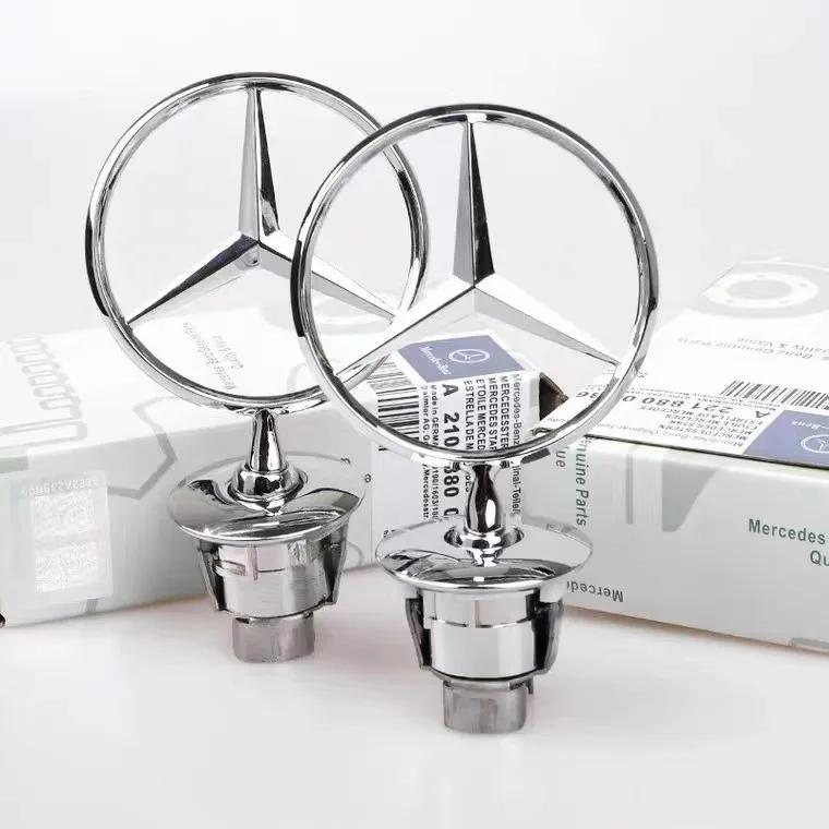 Эмблема-значок из цинкового сплава для капота автомобиля для Mercedes Benz AMG W213 W223 W240 W212 W222 W221 W211 W220 W210 W207 W140