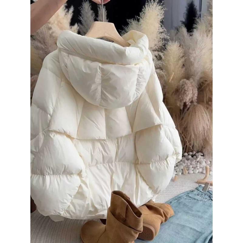 Новая осенне-зимняя простая короткая хлопковая одежда женская модная свободная утолщенная теплая куртка тренд