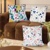 Floral Pattern Pillow Case Fashion Square Pillowcase Bedroom Sofa Room Ins Decoration Leisure