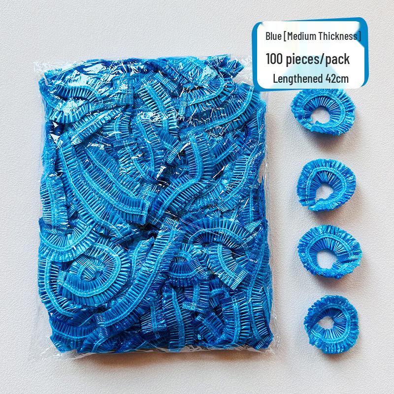 100-Pack Thick Disposable Shower Caps for Bathing & Hair Styling