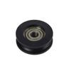 High Quality U Groove Roller Pulley 626 Bearing Steel Bearing Roller Injection-Coated U-Shape Pulley Wheel For Slide Door Window