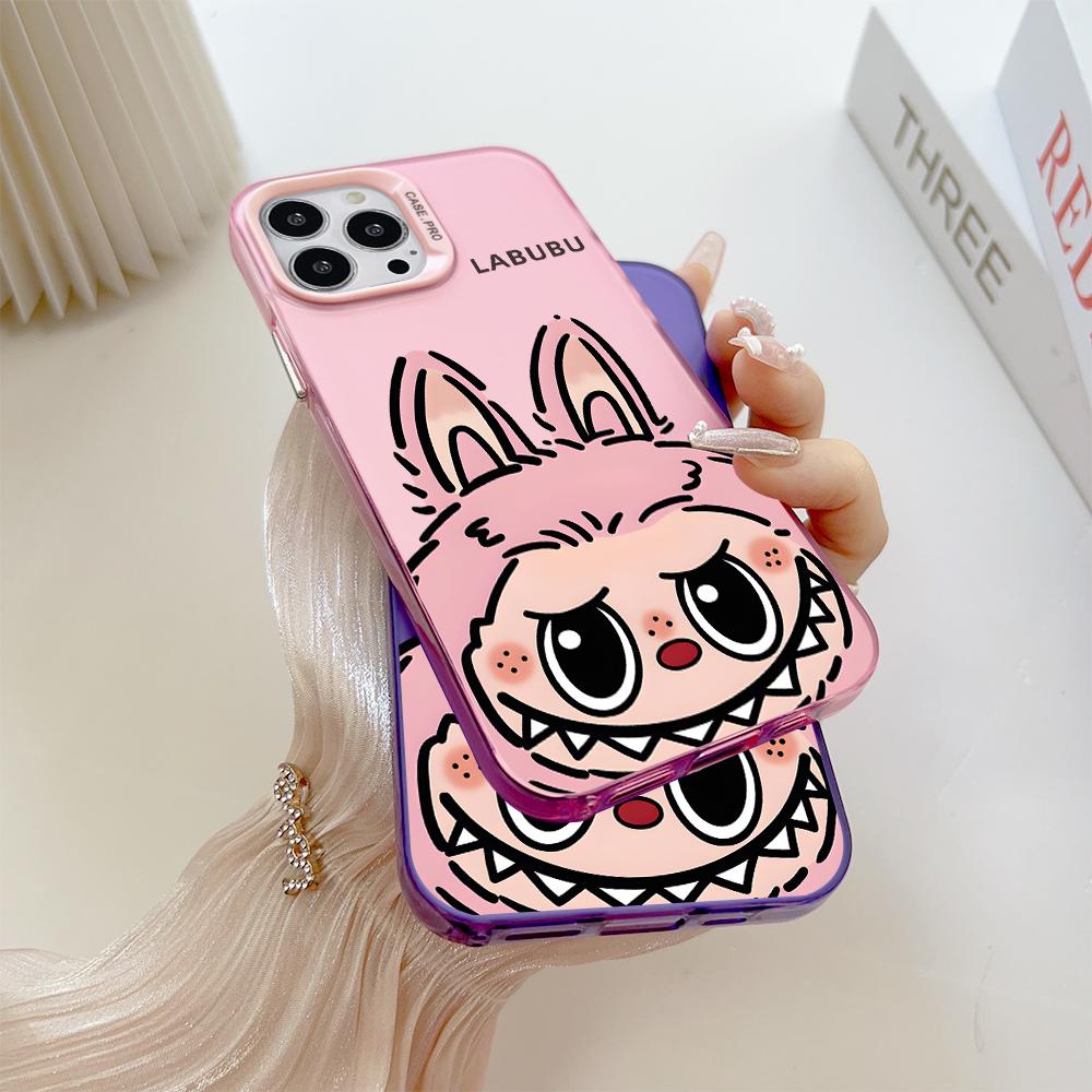 Раскрашенный узор, разноцветный, серебристый, двусторонний твердый корпус, противоударный противоударный чехол для телефона для Huawei Honor Infinix Tecno iPhone