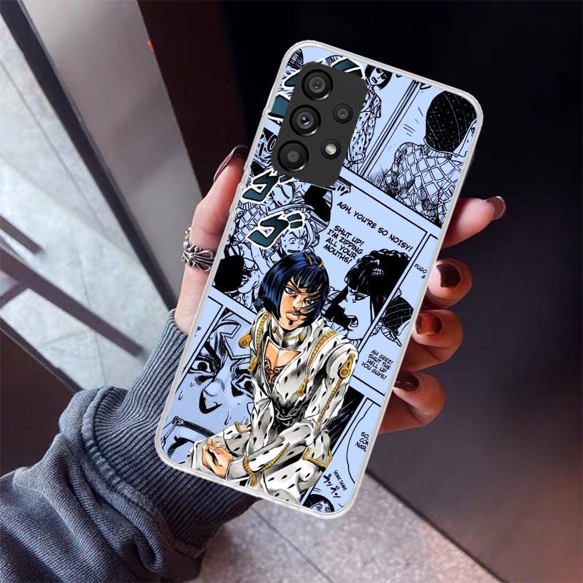 Чехол для телефона JoJo Adventure Бруно Буччеллати для Samsung Galaxy A17 A57 A37 A16 A26 A36 A56 A15 A25 A35 A55 A14 A13 A54 A53 A34 A2