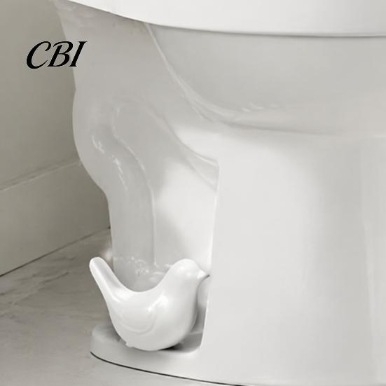 Decorative Ceramic Toilet Accessory 2PCS Bird Screw Covers, Bolt Caps, Modern Anti Slip Cover Style Universal Fit Caps for Home Bathroom Renovation
