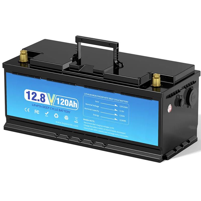 Литий-железо-фосфатная батарея 12 В 100 Ач для промышленного АГВ, дома на колесах, экскурсионного автомобиля, фотоэлектрического накопителя энергии
