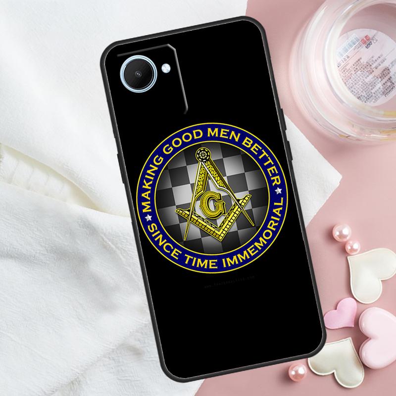 Free And Accepted Masons For Realme 14 10 11 12 13 Pro Plus GT 6 5 6T GT7 Pro C61 C55 C53 C51 C21Y C25S C75 C67 Case