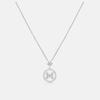 METROCITY JEWELRY M Basic Sterling Silver White Necklace A253SN1471WPH