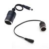 5.5Mm X 2.1Mm Dc Male Female Power Cable To Car Charger Lighter Adapter Socket Connector Plug 12V 24V 5A Amper