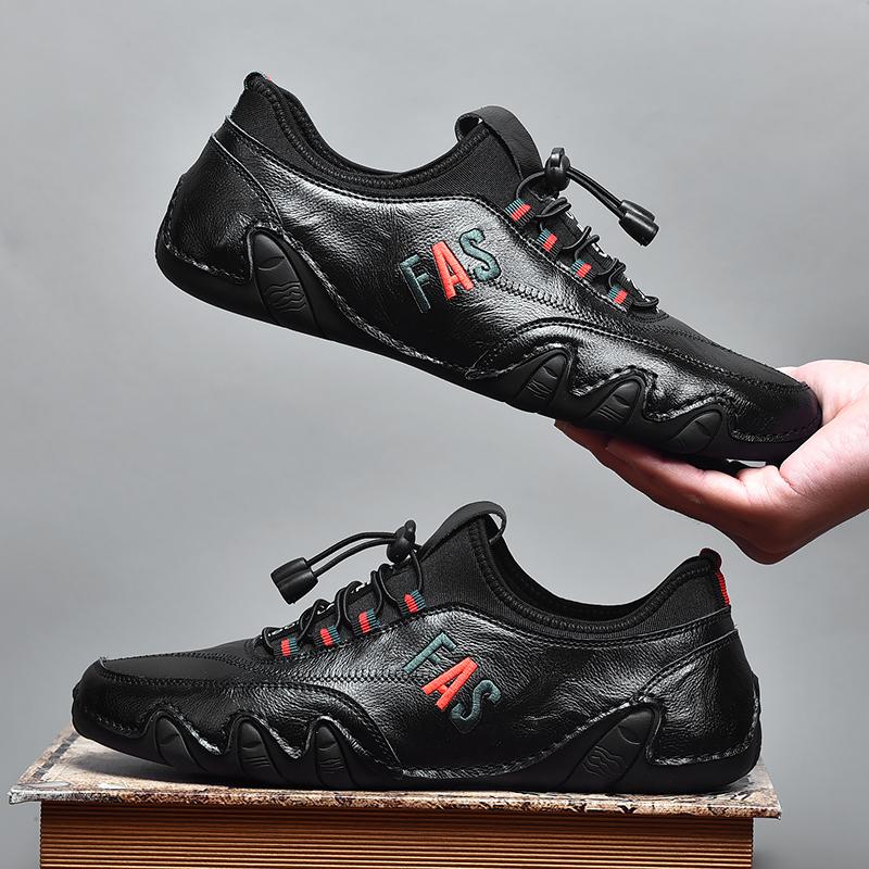 Genuine Leather Shoes Men Loafers Large Size Fashion Casual Leather Men Shoes Comfortable Driving Shoes Moccasins Men Flats Shoes