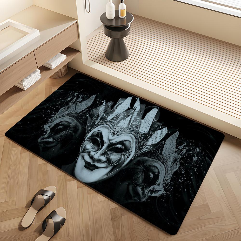 DJ Boris Brejcha Door Mat Washable Non-Slip Living Room Sofa Chairs Area Mat Kitchen Doormat Area Rug