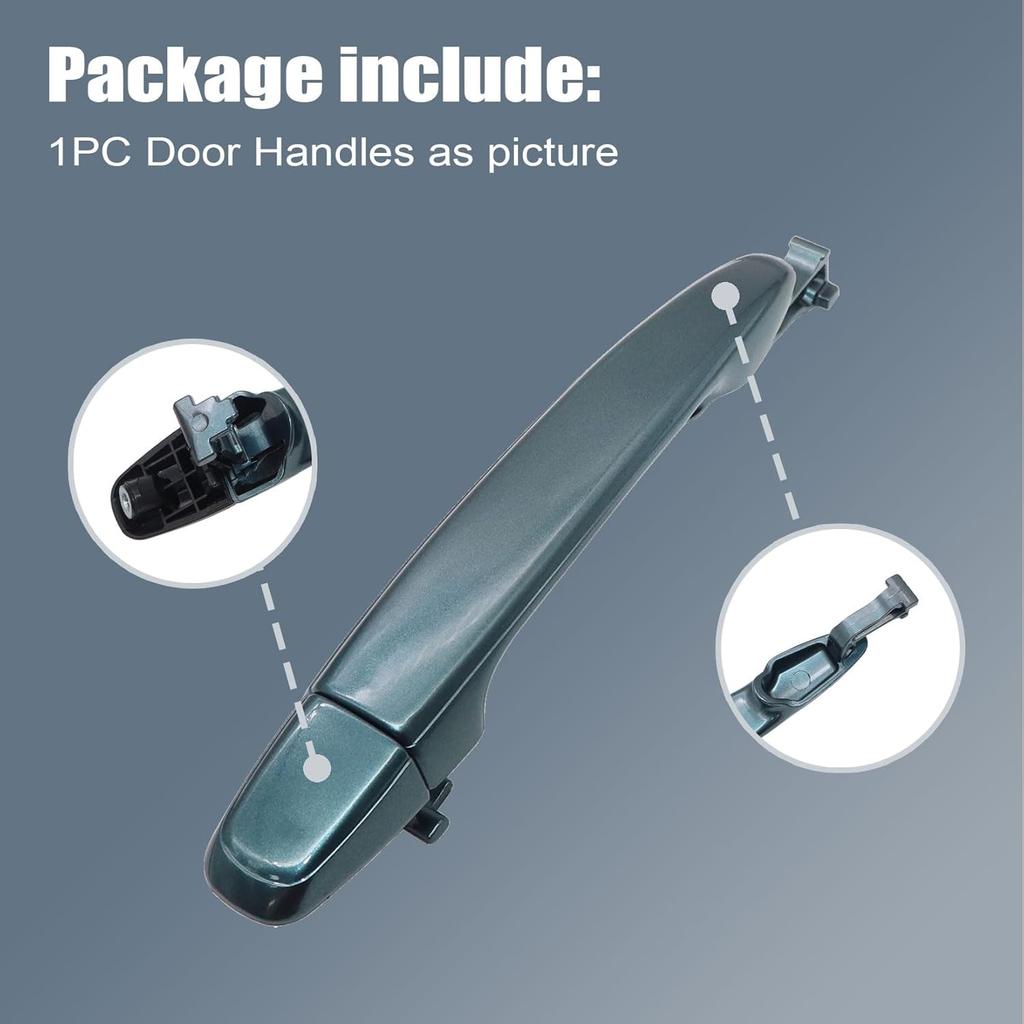 Outside Exterior Sliding Door Handle Left or Right Rear 6921308020 Compatible with Toyota Sienna 2004 2005 2006 2007 2008 2009 2010