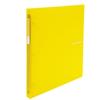 Eco Cheongwoon Color Chip Transparent 3 Hole Mini O Ring Binder 2cm A4, Yellow, 1 Piece