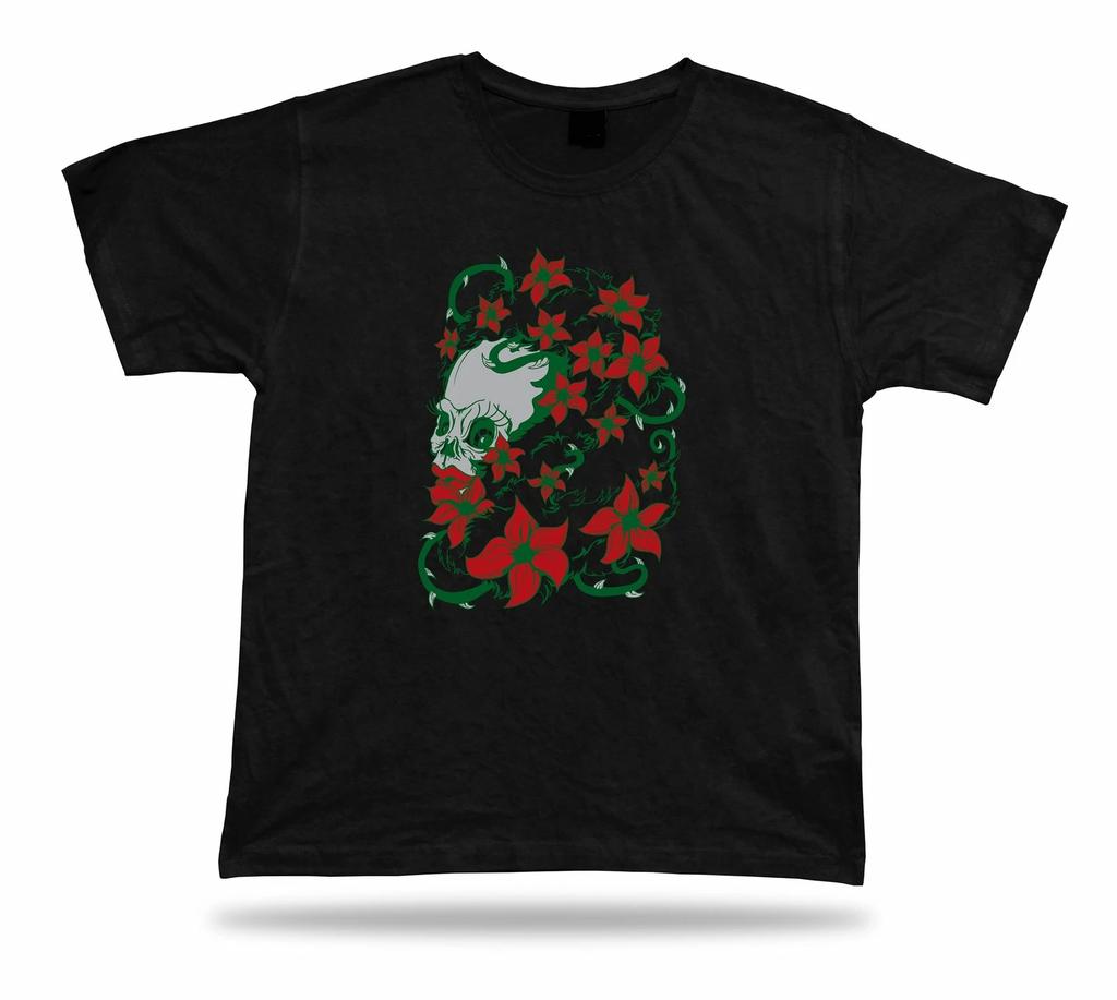 Skull Floral T-shirt tee unisex vector cool awesome stylish modern apparel
