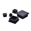 10Pcs Plastic Black Blanking End Caps Square Inserts For Tube Pipe Box Section
