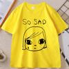 Yoshitomo Nara Sad Vintage Tshirt Vintage Japan Party Cotton Short Sleeve Tshirt Unisex Women Casual Round Neck Printed Tees