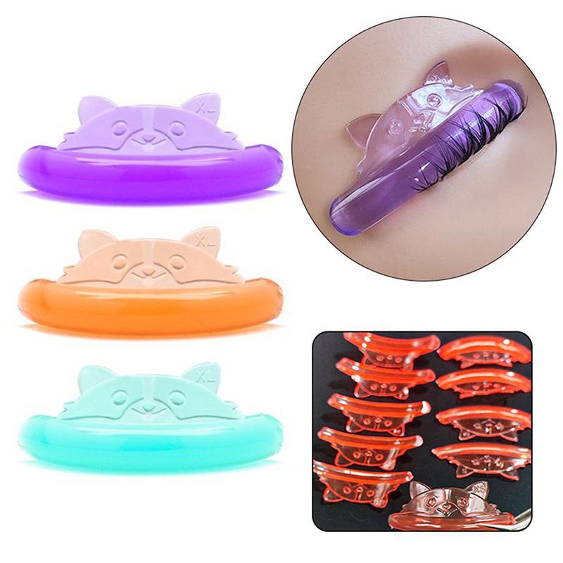 5 пар Силиконовые валики для завивки ресниц C-загиб Липкие палочки для лифтинга ресниц Аксессуары для 3D наращивания ресниц Многоразовый инструмент для макияжа