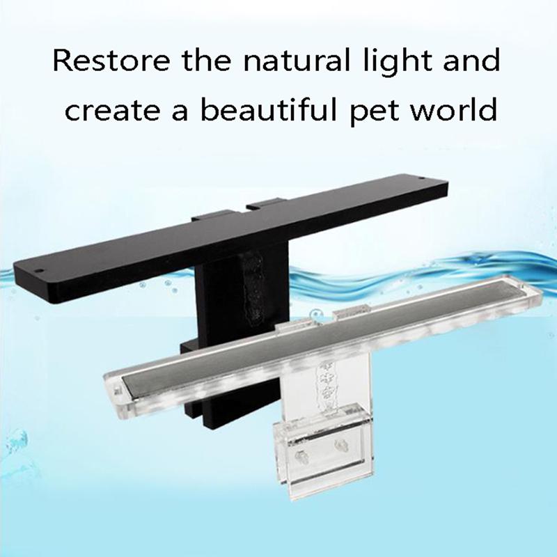 Aquarium Lamp Led Plant Light Fits Tanks Aquatic Lamp Aquarium Bracket Light