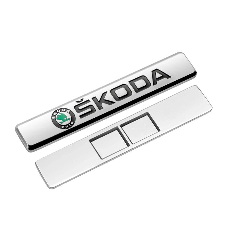 AAAAK1 3D Sticker Car Body Emblem Decoration Decals For Skoda Octavia Kodiaq Fabia Rapid Superb A5 A7 2 Kamiq Karoq Accessories