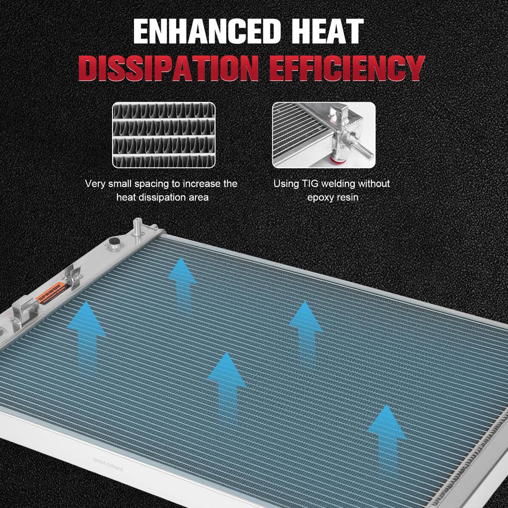 Для Chevrolet Captiva Sport 2008-2015 Полностью алюминиевый радиатор Охладитель Охлаждающая жидкость для Saturn Vue 3.5L V6 3490cc 213ci 2008-2010