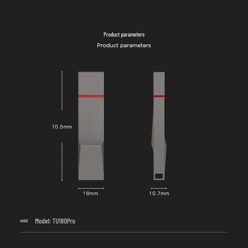 Lenovo TU180 PRO USB 3.2 Высокоскоростной портативный SSD флеш-накопитель