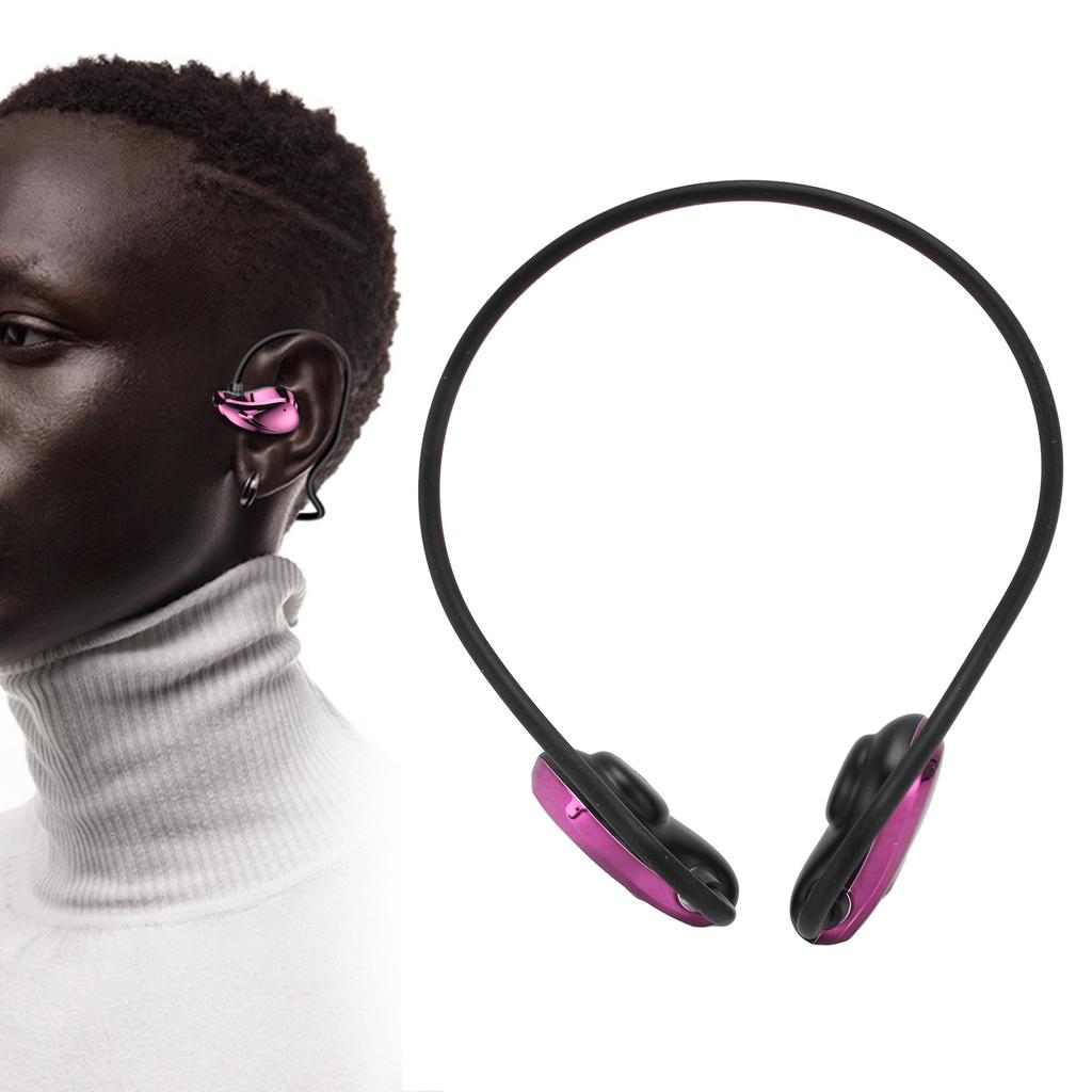 Наушники с открытым ухом Многофункциональные Стереозвук Шумоподавление Беспроводные Bluetooth 5.3 Наушники для Спорта Бега Ежедневного использования Фиолетовые