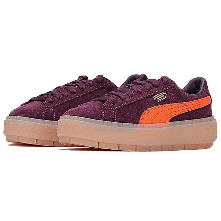 Puma Замшевая платформа Trace 'Winetasting Flame' Женская 367057-01