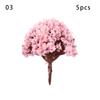 Artificial Scenery Trees Railroad Decoration Miniature Flower Tree Building Landscape Accessories