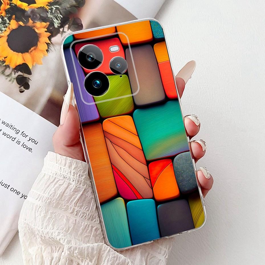 Fashion Painting Case For Realme GT 7 Pro 7T Soft Silicone TPU Phone Cases For Realme GT7 GT7T 7Pro 5G Covers Bumpers