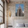 Beautiful City Landmarks Retro Posters Paris Dubai Building View Metal Tin Sign Living Room Bedroom Home Decorative Art Painting