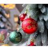 Набор из 72 нерегулярных расписных и гальванизированных рождественских шаров для украшения елки