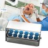 8/12/30 Holes Dental Bur Autoclavable Case Organizer with Cover Bur Holder Tips Sterilization Box Block Case Instrument Storage Stand Disinfection