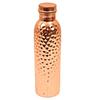 Pure Copper Leak Proof Bottle With Hammered Shine Finish Design, Drinkware & Storage Purpose, Ayurvedic Health Benefits, Volume-1000 Ml