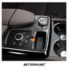 Углеродное волокно для Mercedes Benz W166 X166 ML GLE GLS, центральная консоль, мультимедийная панель, накладка на рамку, наклейка для салона автомобиля