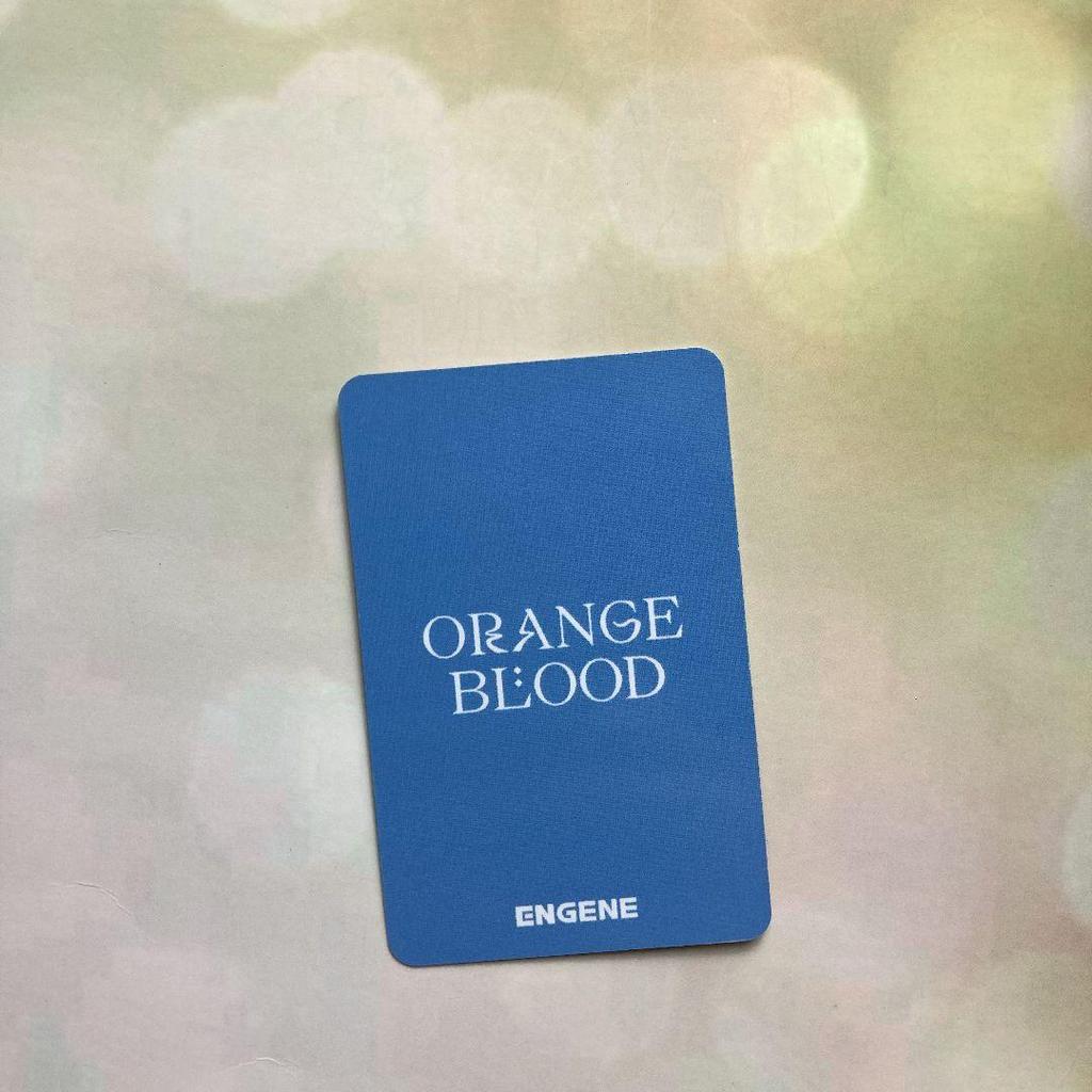 [USED] ENHYPEN Public Broadcast Jake ORANGE BLOOD Sanok Trading Card