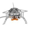 Windproof Camp Stove 3 Core Lightweight Portable Windproof Gas Stove for Outdoor Backpacking Picnic