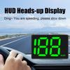 Автомобильный Универсальный HUD Проектор на лобовое стекло Цифровой Спидометр КМ/Ч МИ/Ч Большой шрифт Индикатор скорости Автомобильная Электронная Деталь