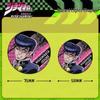 Значок Двойная вспышка JOJO's Bizarre Adventure: HD Печать, Диаметр 75мм/58мм, Аниме Значок
