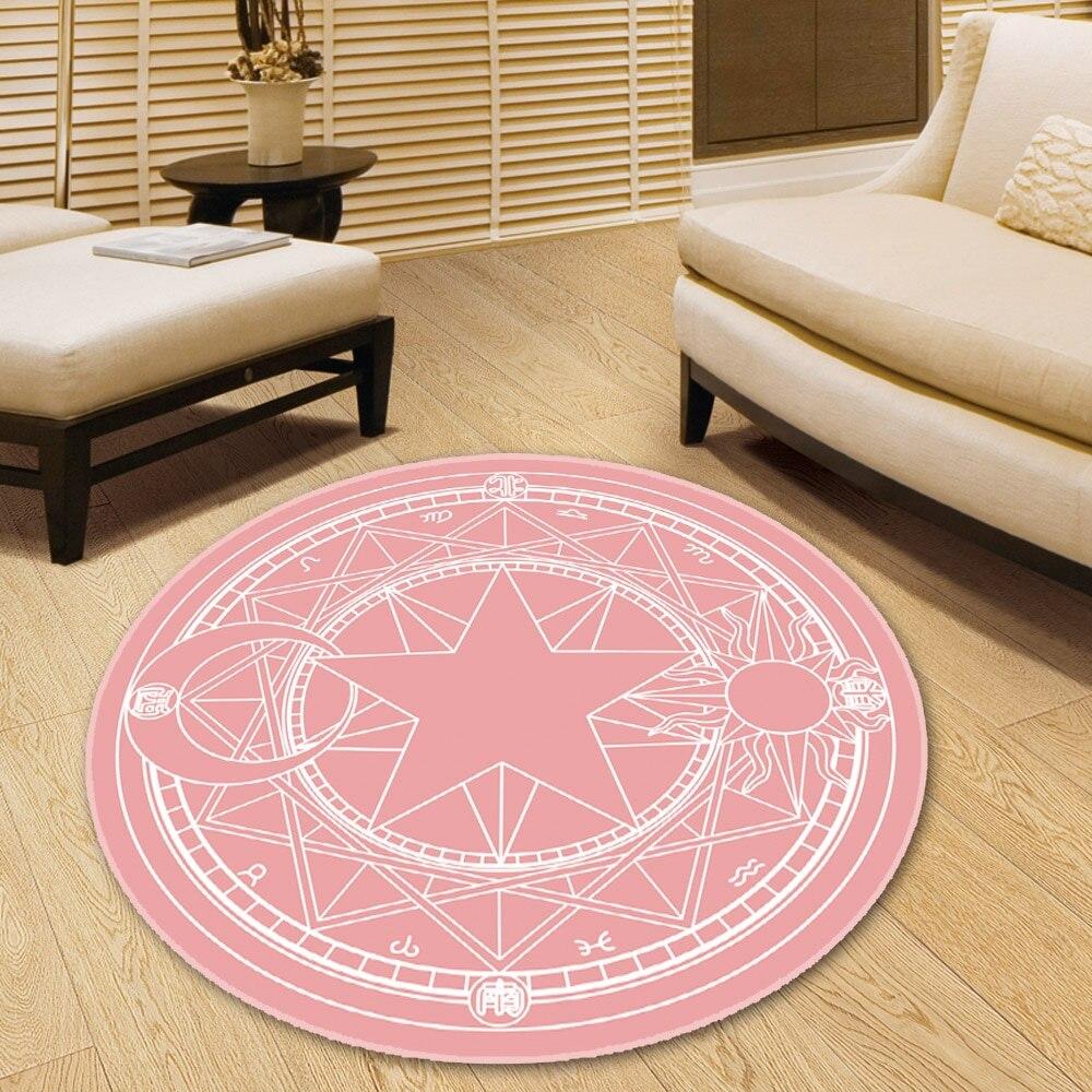 Magic Circle Fate Black Butler Floor Rug Doormat Round Carpet Room Bedroom Kitchen Living Room Non-slip Mat Cosplay Gift