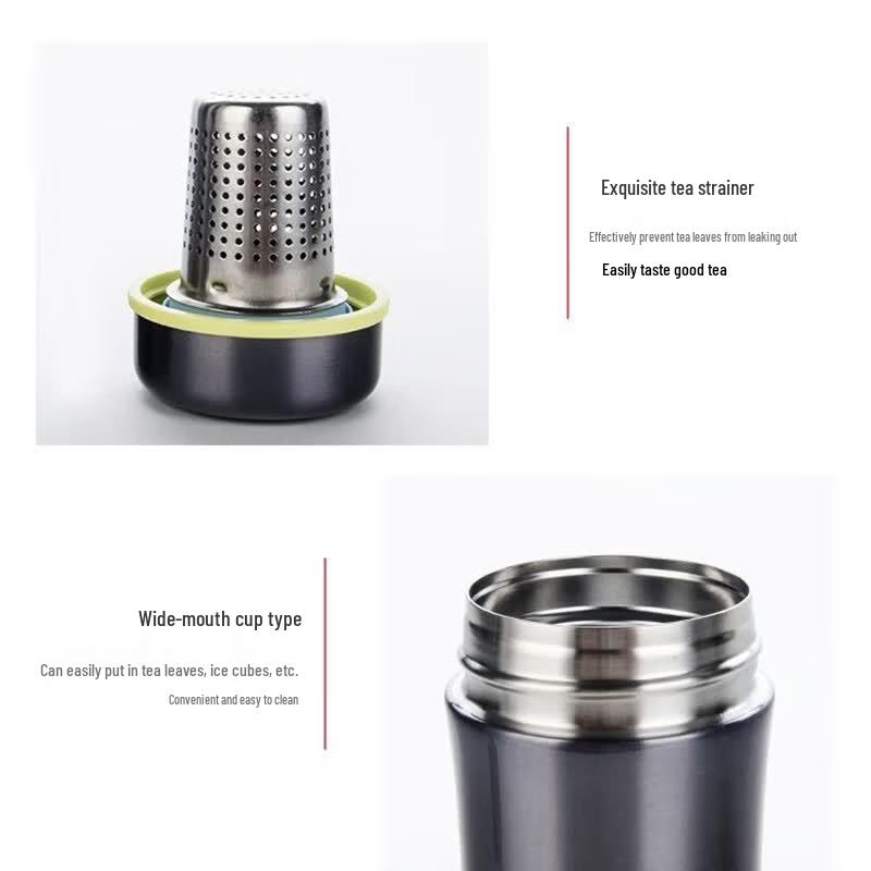 Thermos Термокружка для чая из нержавеющей стали с ситечком