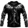 3D Print Skull Graphics Men's Hoodie Fashion Unisex Sweatshirt Spring Autumn Streetwear Oversized Pullovers Casual Men Clothing