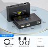 120M HDMI KVM Extender Extension HDMI 2 Output Distribution EX709 USB LAN Conversion Extender Simultaneous Output 1080P USB Output CAT6 CAT7 Ethernet
