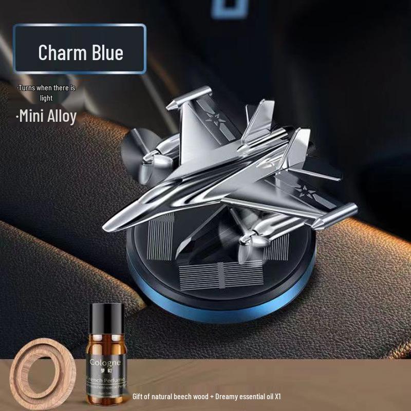 Вращающийся автомобильный освежитель воздуха в виде вертолета на солнечной батарее с датчиком освещенности