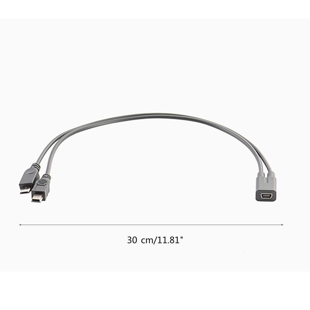 Мини USB Разветвитель Удлинитель Кабель Y Разветвитель Удлинительный Зарядный Кабель Зарядка Двух Устройств Одновременно Y Разветвительный Шнур