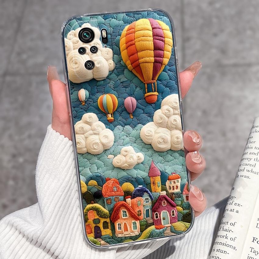 Милый чехол для телефона с котенком для Redmi Note 10 9 8 7 6 5A Pro 9T 8T 7S 10Lite Мягкий чехол Защитная пленка для экрана Высокое качество Пылезащитный чехол для Redmi Прозрачный чехол